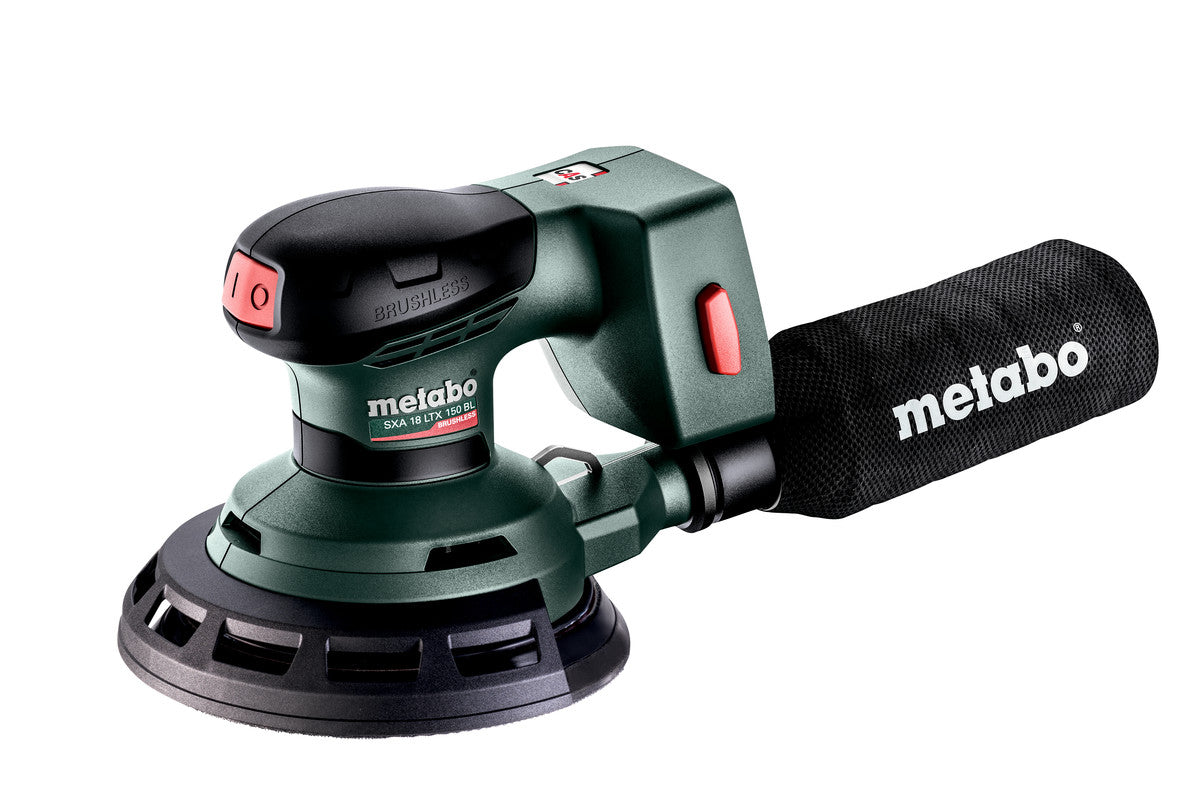 Lijadora excentrica de bateria Metabo SXA 18 LTX 150 BL, Ref. 600411840