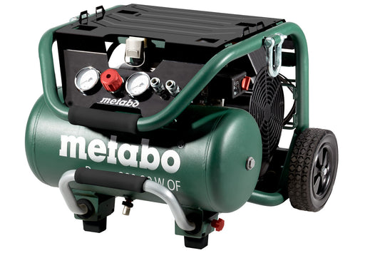 Compresor de embolo sin aceite compacto Metabo Power 400-20 W OF, 230 - 240 V, 50 Hz, Ref. 601546000