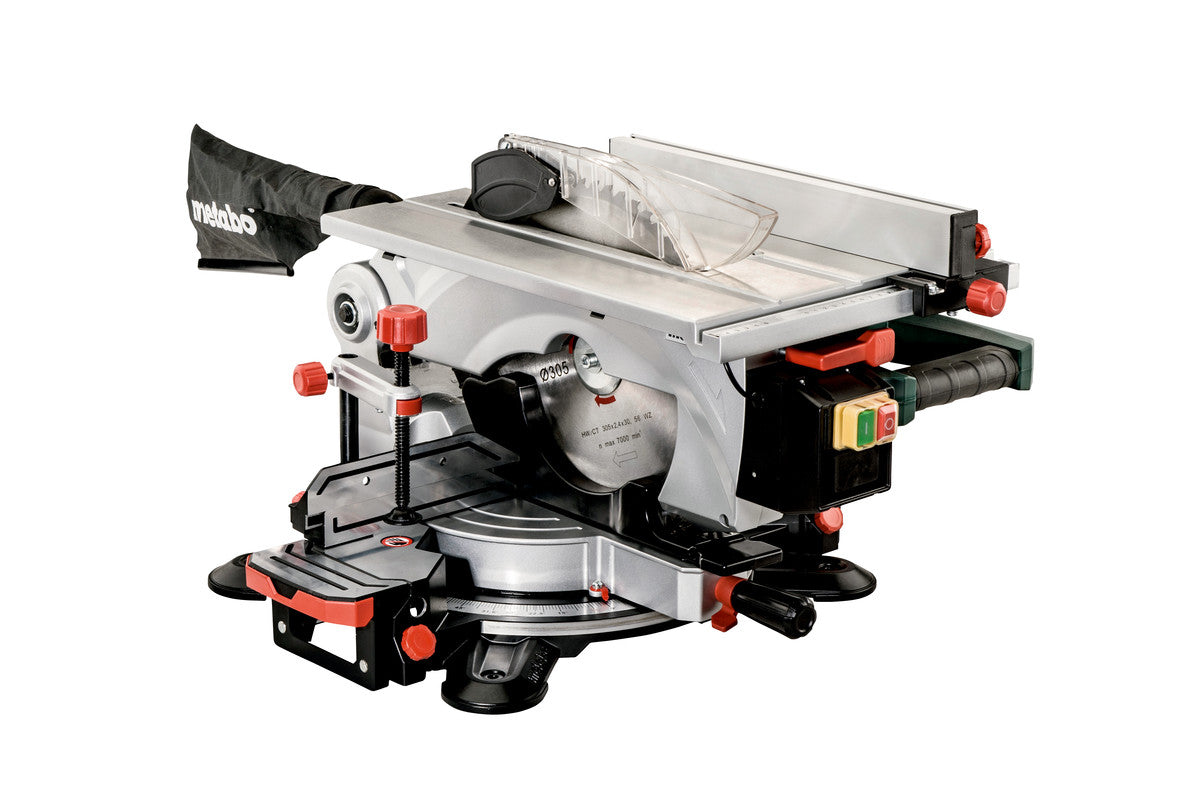 Ingletadora y sierra circular de mesa Metabo KGT 305 M, 230 V, 50 Hz, Ref. 619004000