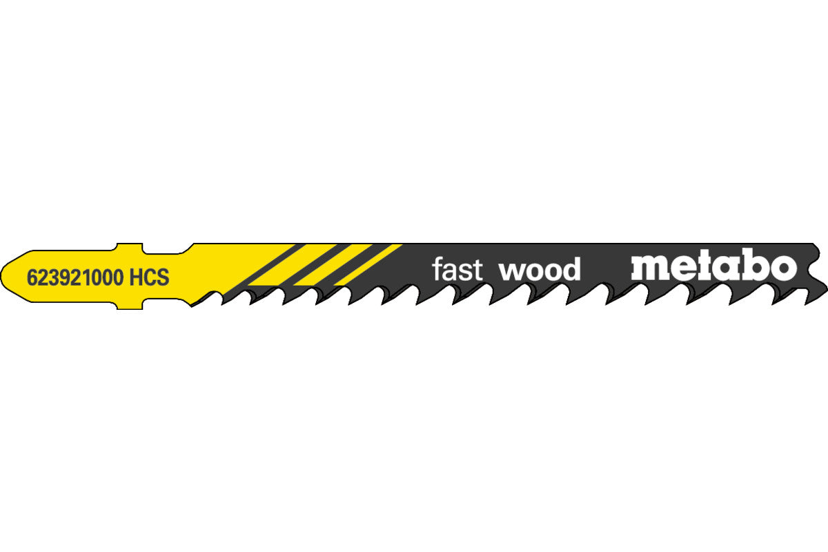 Juego de 5 hojas de sierra de calar Metabo HCS de 74 mm, Ref. 623921000
