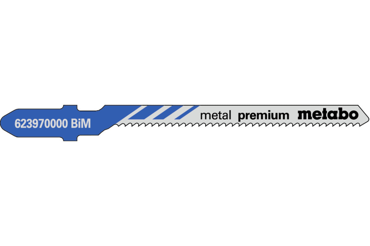 Juego de 5 hojas de sierra de calar Metabo BiM de 57 mm, Ref. 623970000