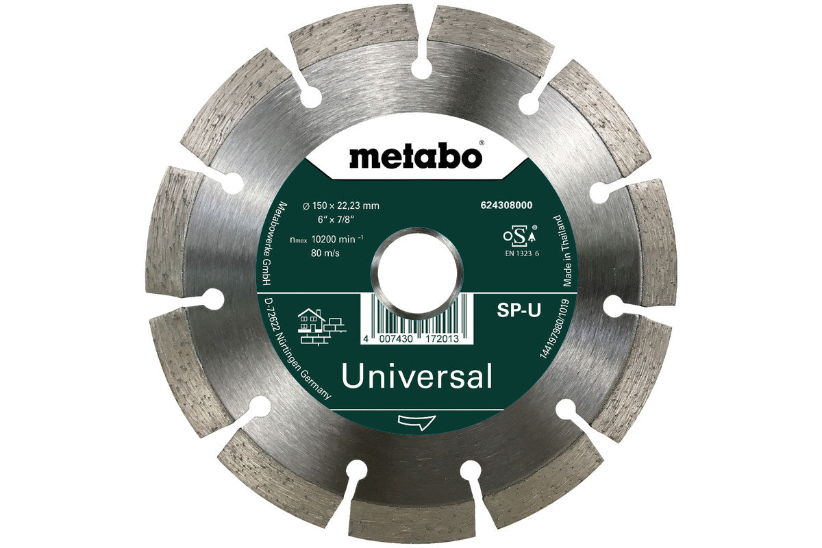 Disco de corte de diamante Metabo" PROMOTION Laser" Ø 150 mm, Ref. 624308000