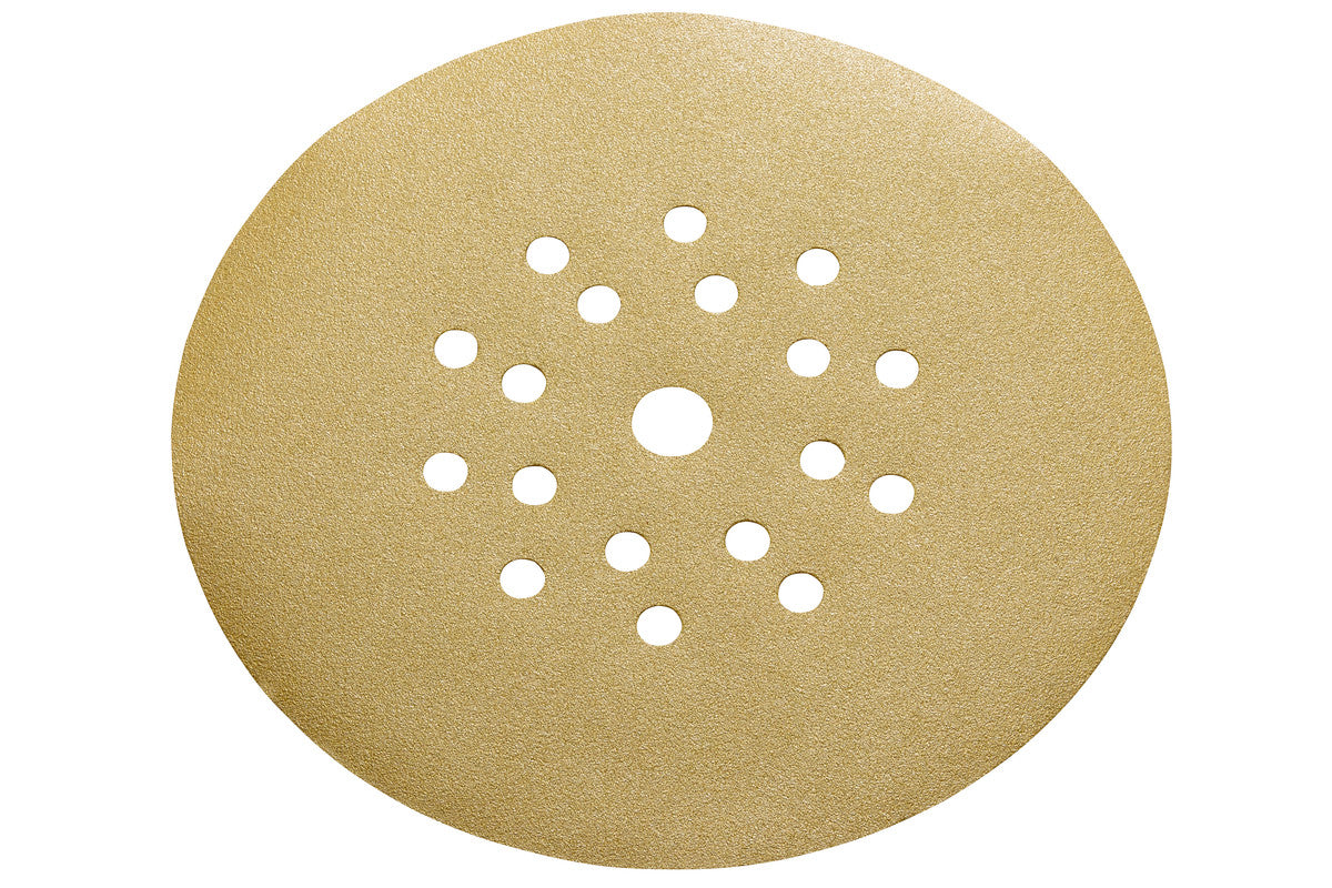 Paquete de 25 hojas de lijar adhesivas Metabo, Ø 225 mm, P100, Ref. 626644000