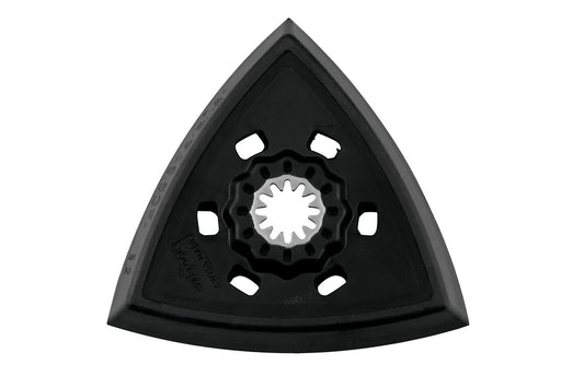 Placa de rectificacion Metabo triangular "Starlock" 93 mm con enganche con tejido autoadherente, Ref. 626944000