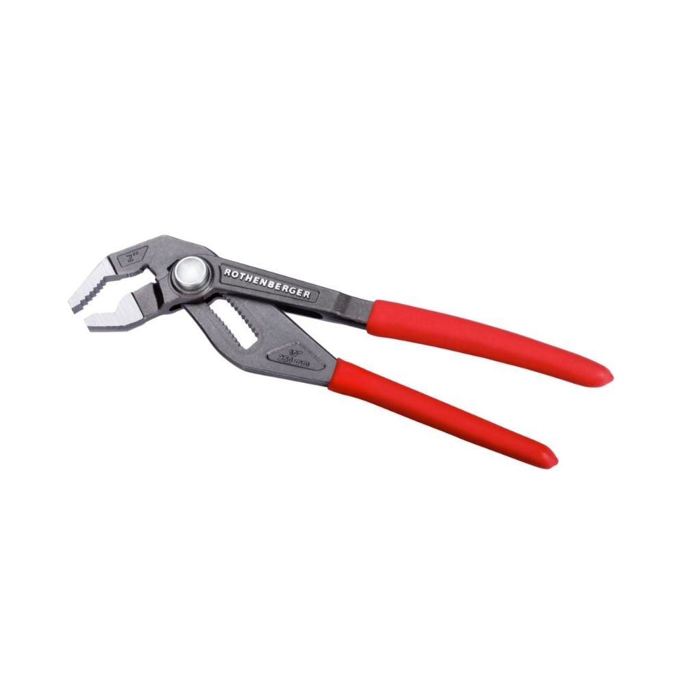 Tenaza de canal autoajustable ROTHENBERGER, 10", con graduacion industrial de abertura milimetrica