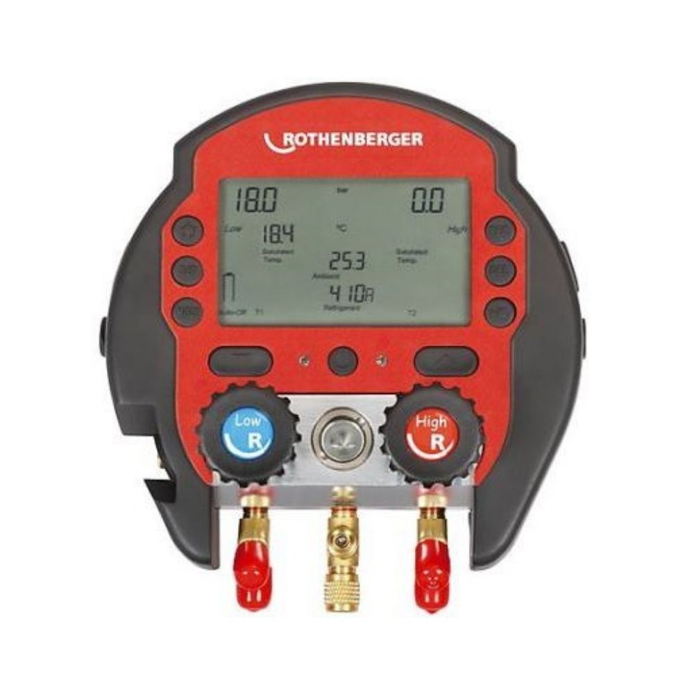 Set analizador / manometro digital ROTHENBERGER Rocool 600