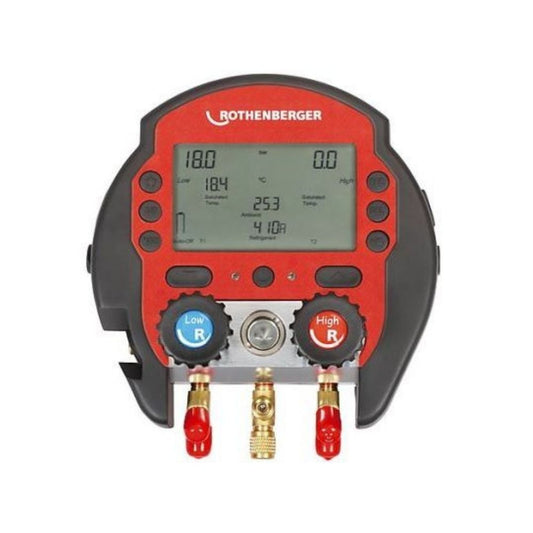 Set analizador / manometro digital ROTHENBERGER Rocool 600, sensores , red box, software y estuche