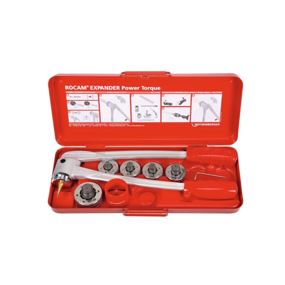 Juego de expandidores de torque ROTHENBERGER ROCAM de 12-15-18-22-28-35-42 mm
