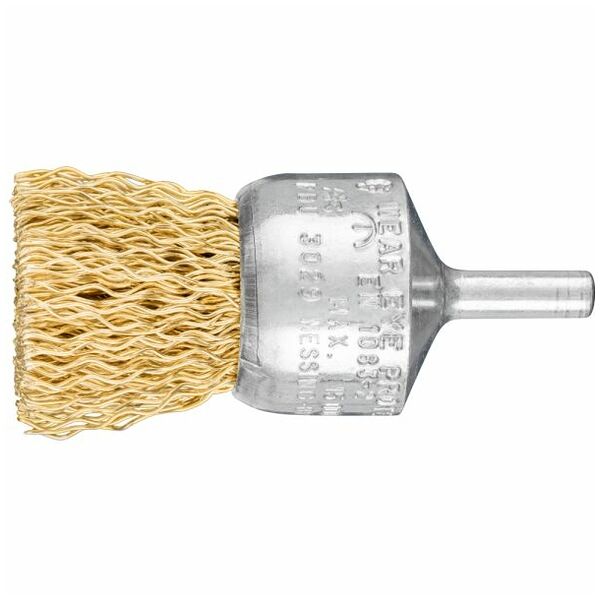 Carda forma de brocha PFERD, PBU 3029/6 MES 0.50 SG