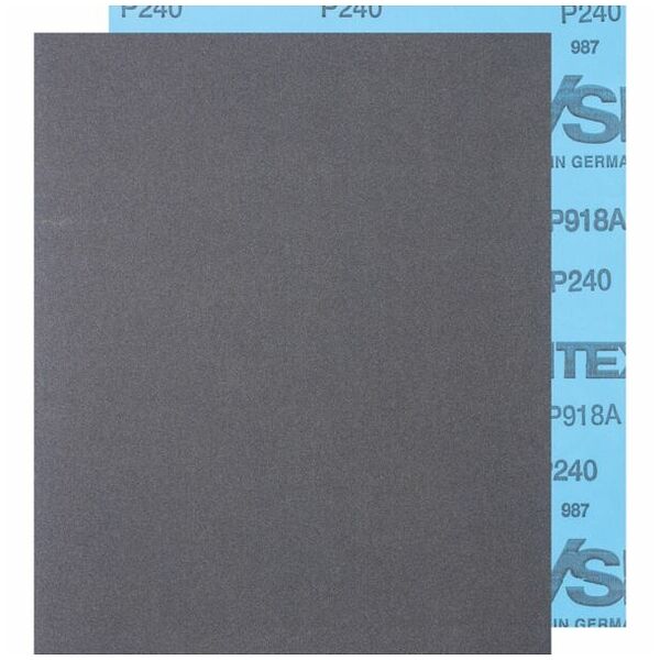 Pliego de lija de agua PFERD BP W 230 x 280 mm, grano de Carburo de silicio C 240