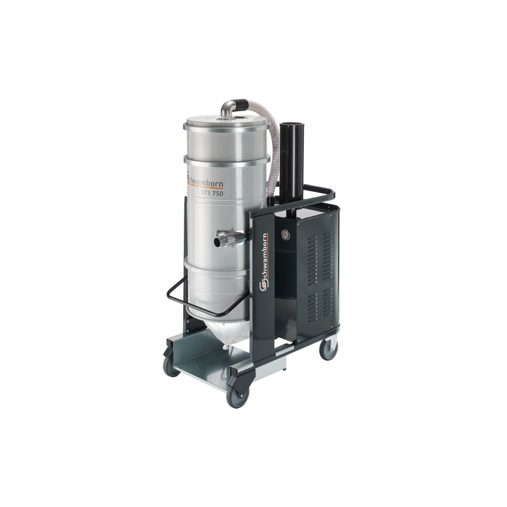 Aspirador industrial Schwamborn STS 750, 380 - 400 V, 50-60 Hz