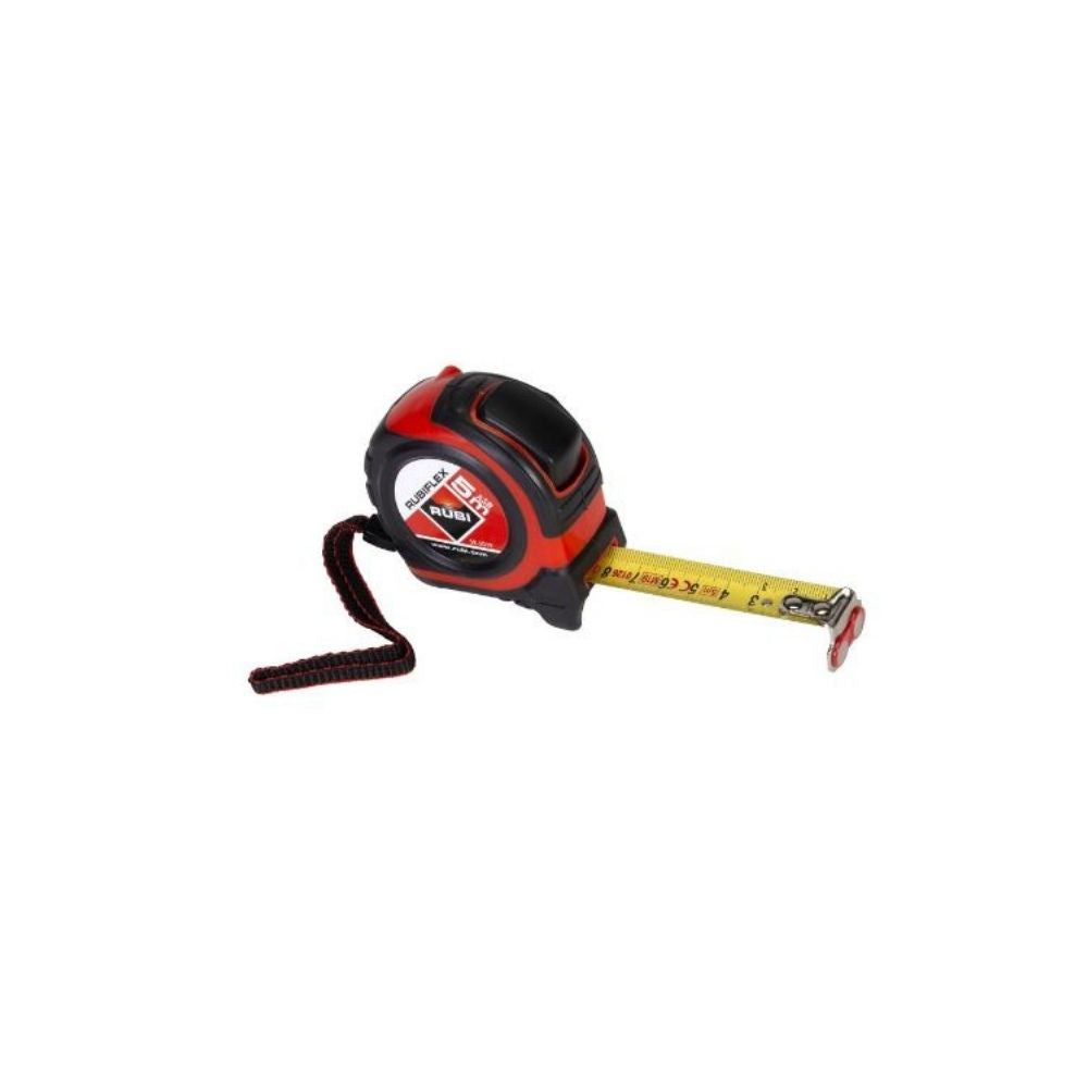 Cinta metrica RUBI de 50 mts. x 13 mm con sistema de recogida rapida y carcasa altamente resistente a golpes y cinta de fiberglass