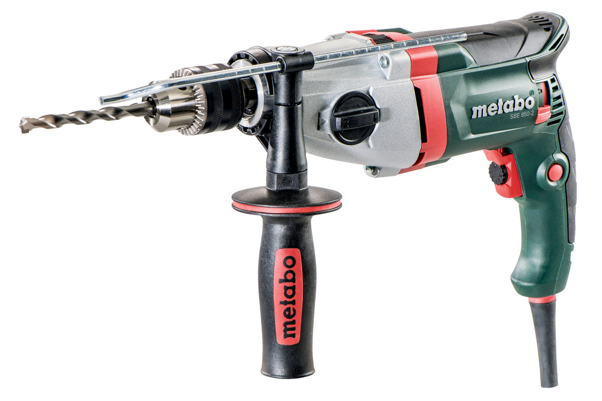 Taladro percutor electronico de dos velocidades Metabo SBE 850-2, 220V,50/60Hz, Ref. 600782310