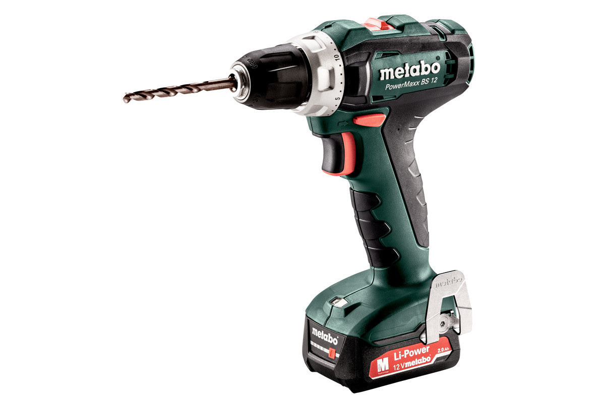 Taladradora atornilladora de bateria Metabo PowerMaxx BS 12, Ref. 601036500