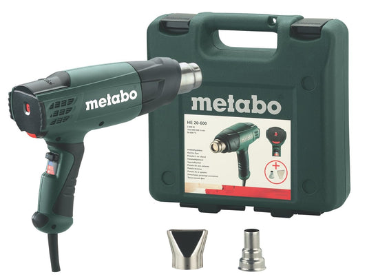 Pistola de aire caliente Metabo HE 20-600, 220V,50/60Hz, Ref. 602060500