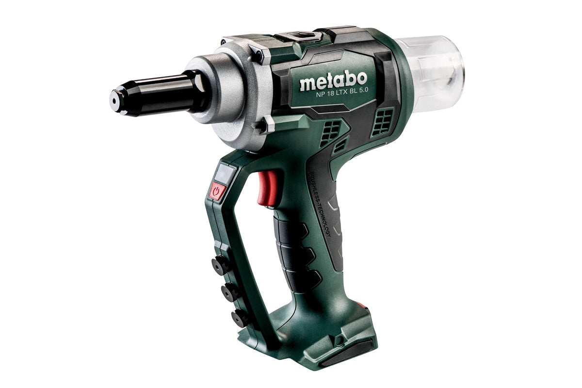 Pistola de remache ciego de bateria Metabo NP 18 LTX BL 5.0, Ref. 619002840