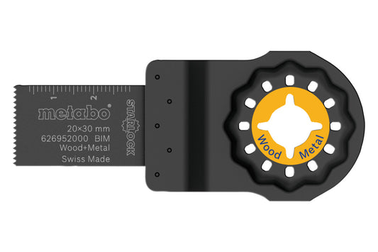 Hoja de sierra de inmersion, Metabo madera/metal, BiM, 20 mm, Ref. 626952000