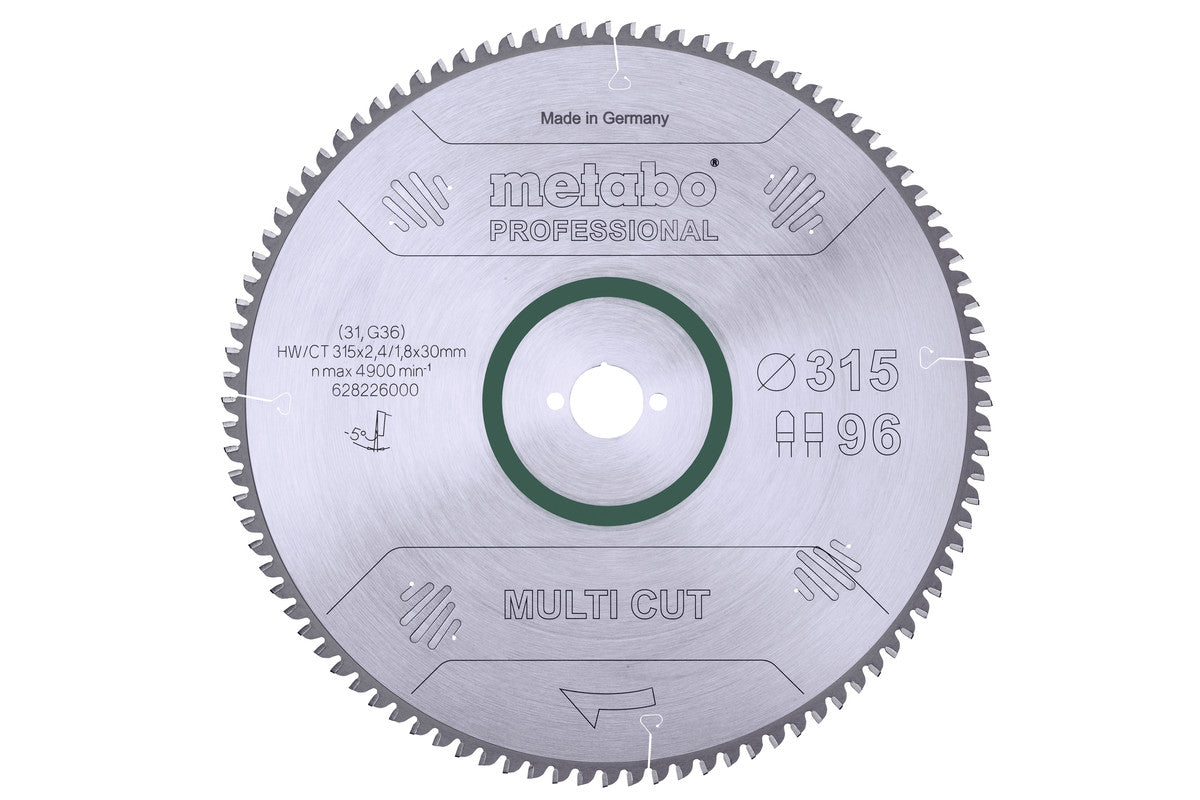 Hoja de sierra circular Metabo, Ref. 628226000