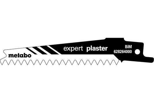 Juego de 5 hojas para sierras de sable Metabo "expert plaster" 100 x 0.9 mm, Ref. 628264000