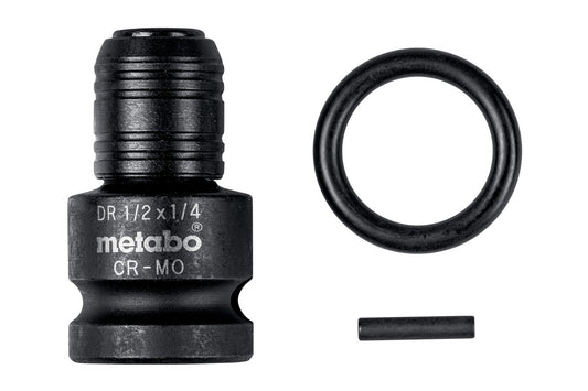 Adaptador de impacto Metabo, 1/2" en 1/4", Ref. 628837000