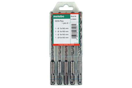 Juego de 5 brocas Metabo SDS-plus, Ref. 630581000