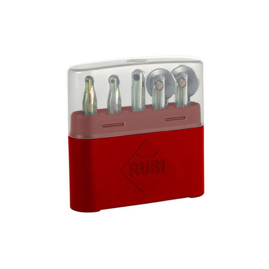 Juego de 5 rodeles RUBI SILVER