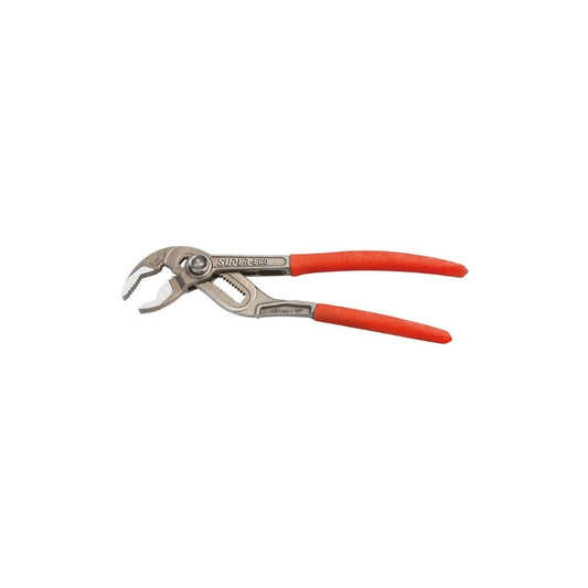 Tenaza de canal autoajustable SUPER EGO, 10" (250 mm), con graduacion industrial de abertura milimetrica