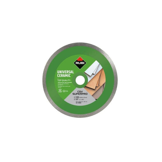 Disco de diamante corte seco RUBI CSV 230 mm SUPERPRO
