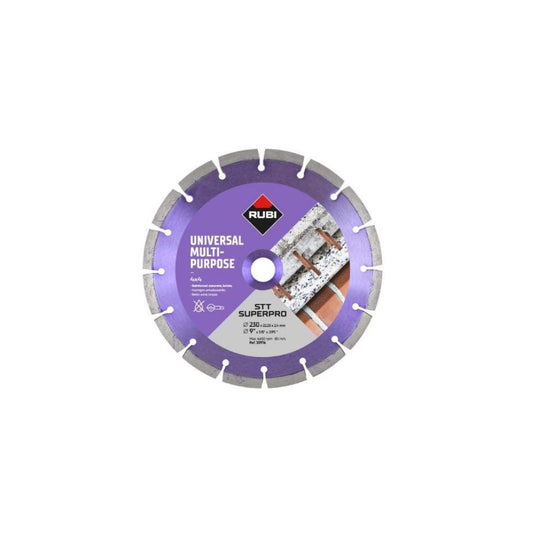 Disco de diamante RUBI Todoterreno segmentado STT 230 SUPERPRO
