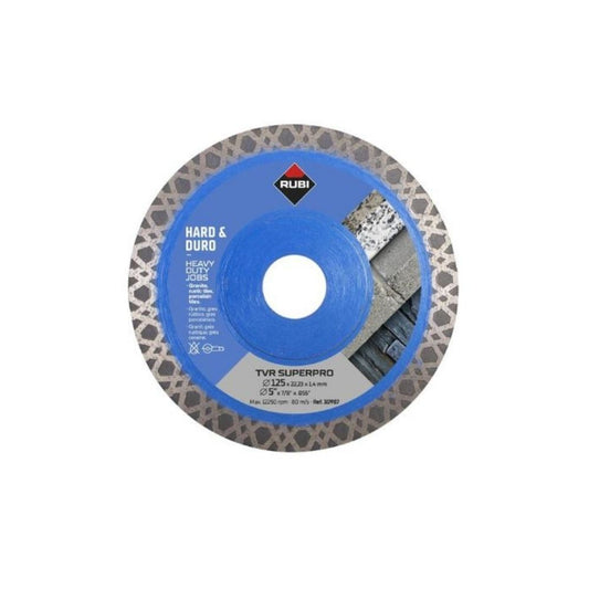 Disco de diamante corte seco RUBI TVR 125 SUPERPRO