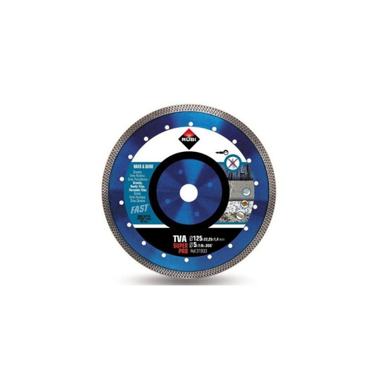 Disco de diamante corte seco RUBI TVA 125 SUPERPRO