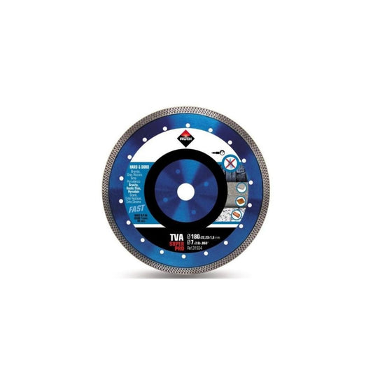 Disco de diamante corte seco RUBI TVA 180 SUPERPRO