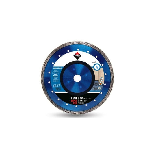 Disco de diamante corte humedo material duro RUBI TURBO VIPER TVH 250 SUPERPRO