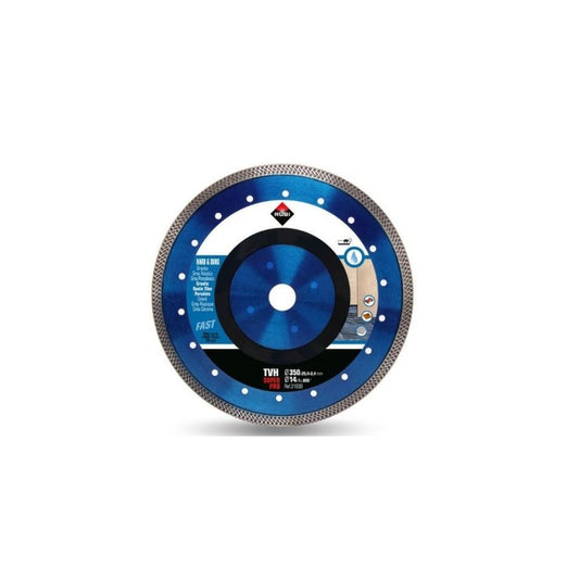 Disco de diamante corte humedo material duro RUBI TURBO VIPER TVH 350 SUPERPRO