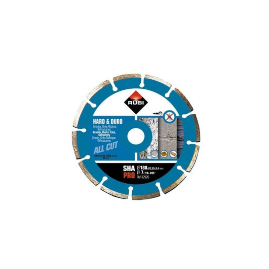Disco de diamante corte seco RUBI SHA 180 SUPERPRO