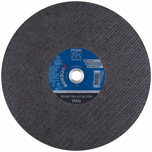 Disco de corte abrasivo PFERD 350 x 4.5 x 22.23 mm