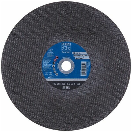 Disco de corte abrasivo PFERD 350 x 4.5 x 25.4 mm