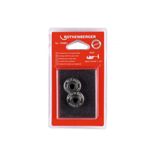 Paquete de 2 cuchillas de repuesto ROTHENBERGER para cortatubos ENORM 4"