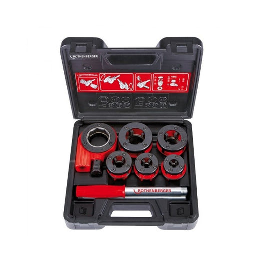 Set de terrajas manuales compacto ROTHENBERGER hasta 1.1/4"