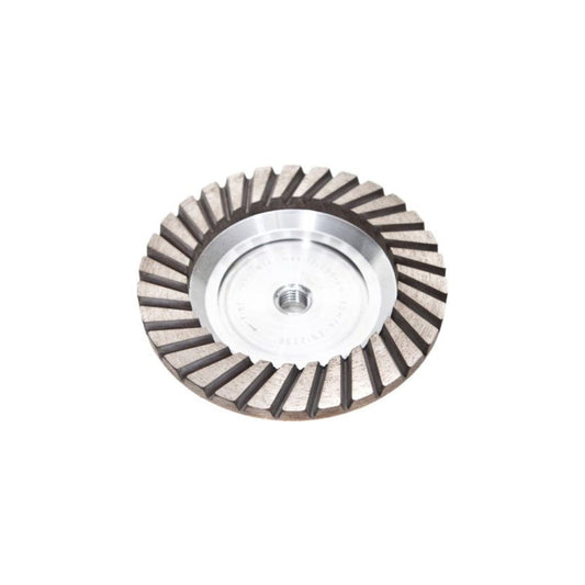 Muela de desbaste Schwamborn de diamante Turbo-Cut medio diametro 125 M14