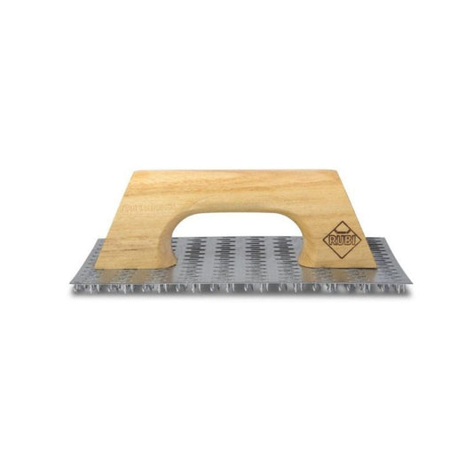Rascador morteros RUBI de 250 x 144 mm, mango de madera